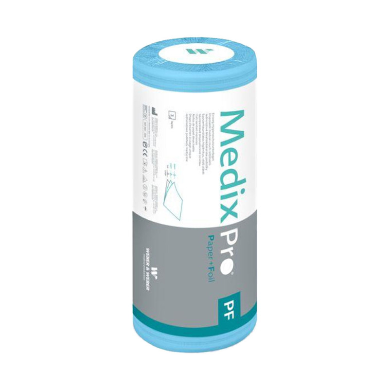 Podkład higieniczny na rolce 50cm x 80cm niebieski podfoliowany 54g MedixPro 25szt