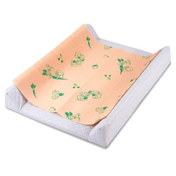 Podkład na przewijak dla niemowląt 50cm x 60cm morelowy podfoliowany 54g Its4kids 40szt