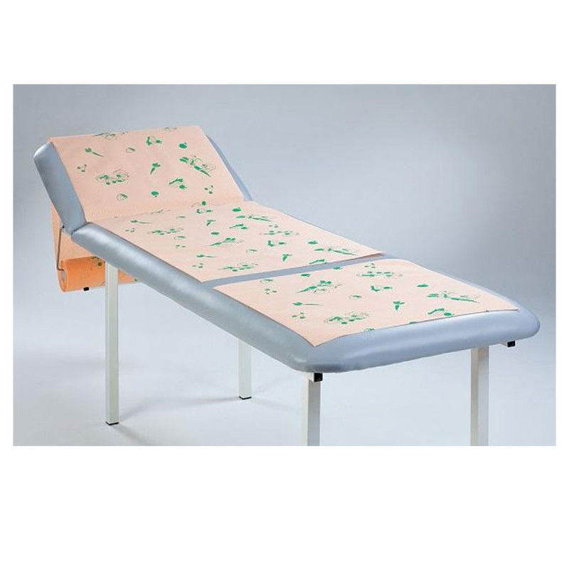 Podkład dla dzieci na rolce 50cm x 50cm morelowy podfoliowany 54g Its4kids 80szt