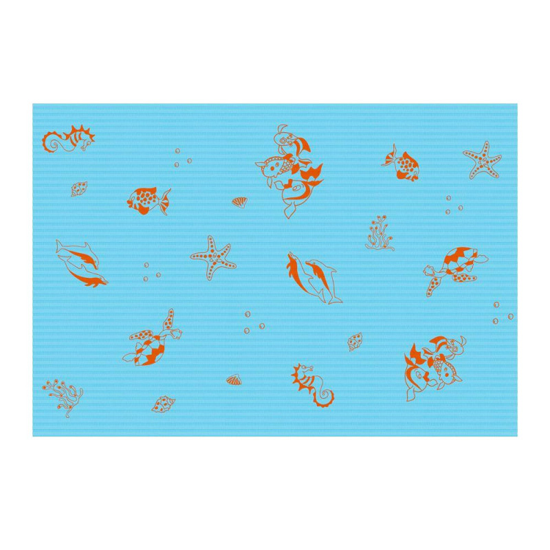 Podkład na przewijak dla niemowląt 50cm x 60cm niebieski podfoliowany 54g Its4kids 400szt