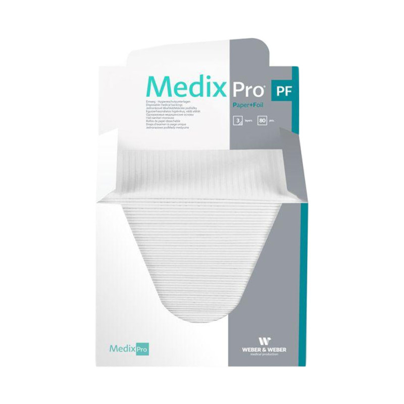 Podkład higieniczny 33cm x 48cm biały podfoliowany 54g MedixPro 480szt