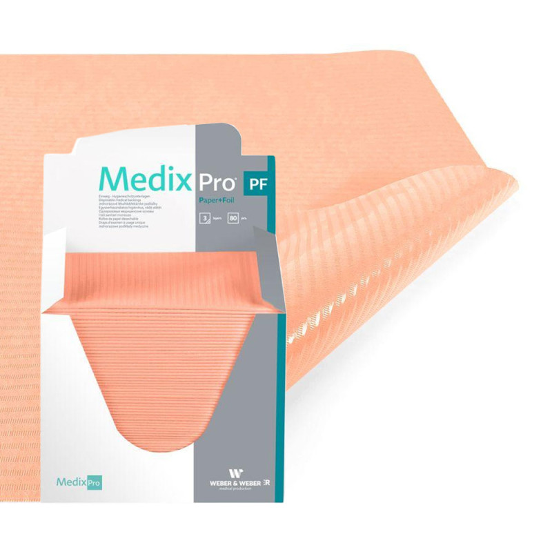 Podkład higieniczny 33cm x 48cm morelowy podfoliowany 54g MedixPro 480szt