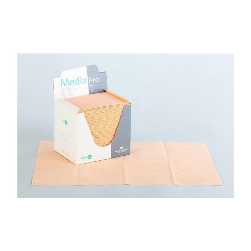 Podkład higieniczny 33cm x 48cm morelowy podfoliowany 54g MedixPro 480szt