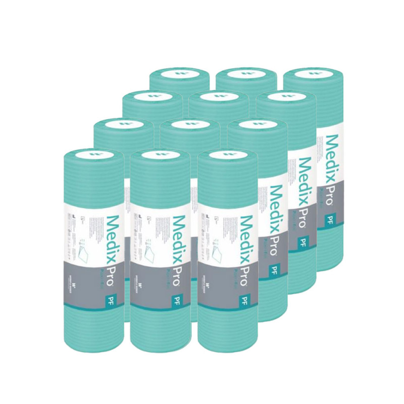 Podkład higieniczny na rolce 33cm x 50cm zielony podfoliowany 54g MedixPro 600szt