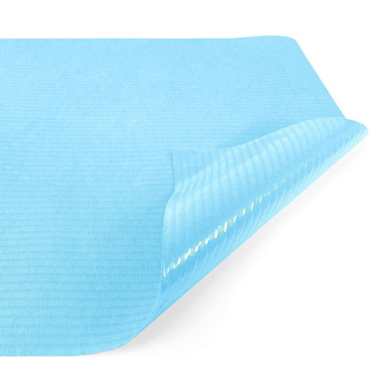 Podkład higieniczny na rolce 50cm x 50cm niebieski podfoliowany 54g MedixPro 480szt