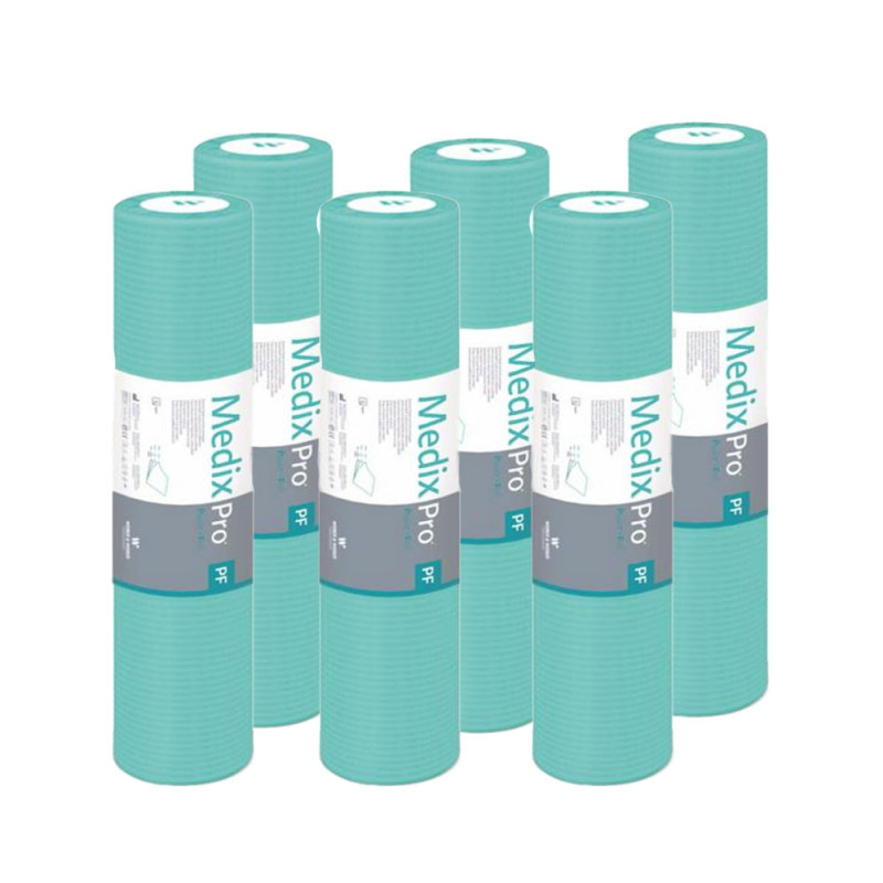 Podkład higieniczny na rolce 50cm x 80cm zielony podfoliowany 54g MedixPro 300szt