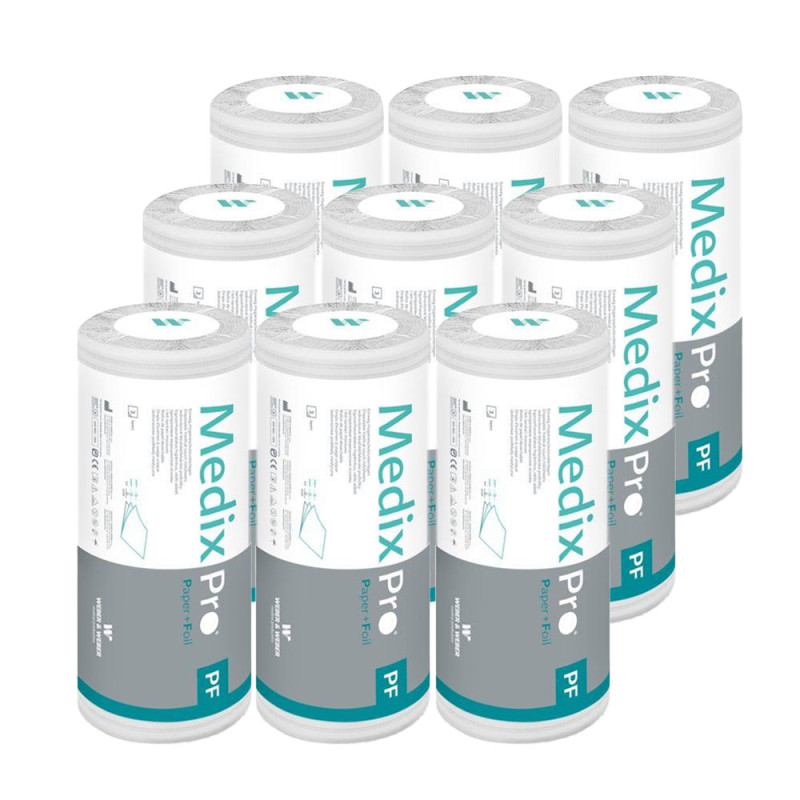 Podkład higieniczny na rolce 50cm x 80cm biały podfoliowany 54g MedixPro 225szt