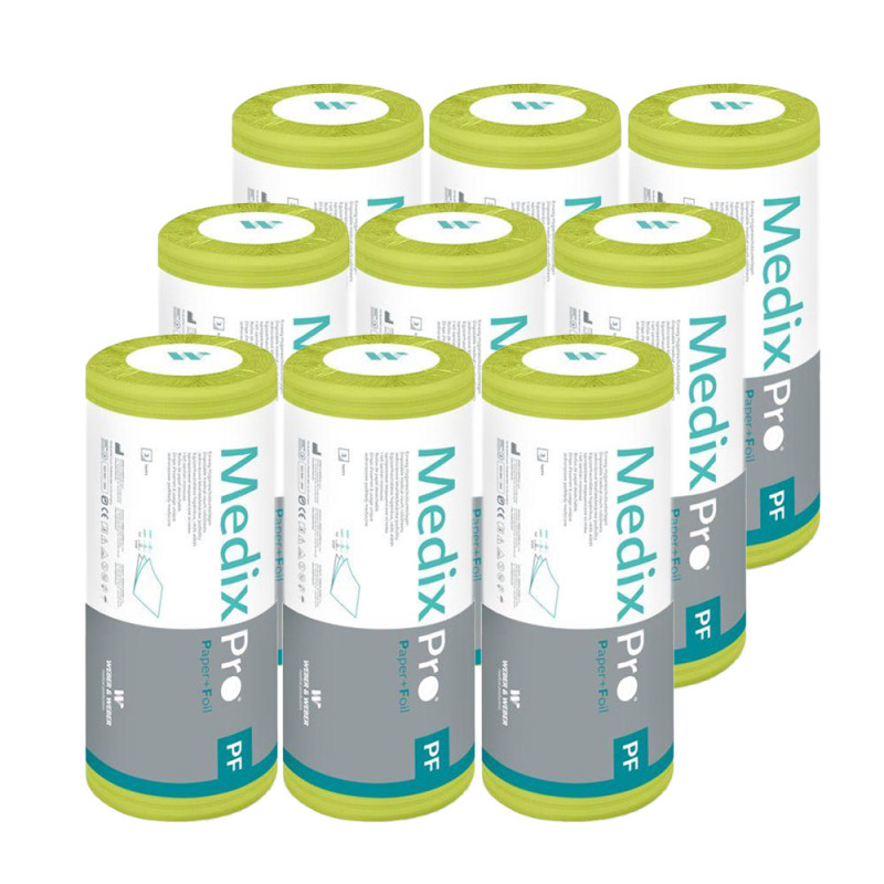 Podkład higieniczny na rolce 50cm x 80cm limonkowy podfoliowany 54g MedixPro 225szt