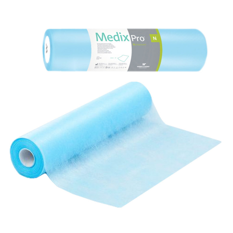 Podkład higieniczny na rolce 50cm x 50cm niebieski 20g MedixPro 800szt