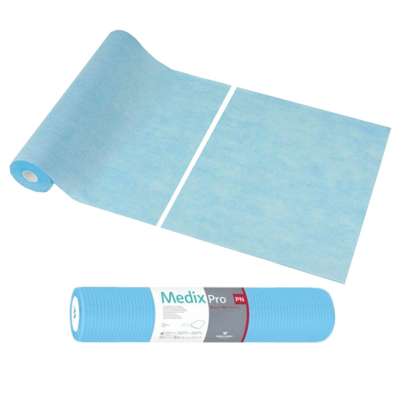 Podkład higieniczny na rolce 50cm x 50cm niebieski 40g MedixPro 600szt