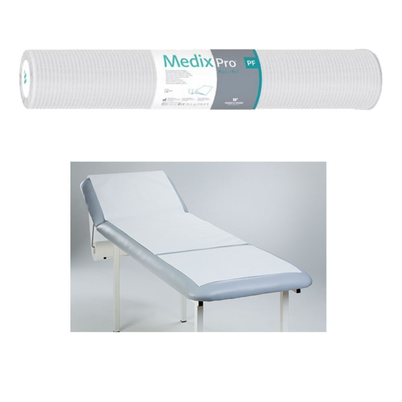 Podkład higieniczny na rolce 70cm x 50cm biały podfoliowany 54g MedixPro 480szt