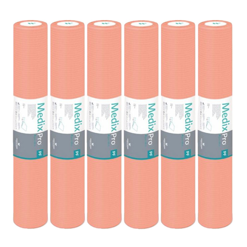 Podkład higieniczny na rolce 70cm x 50cm morelowy podfoliowany 54g MedixPro 480szt