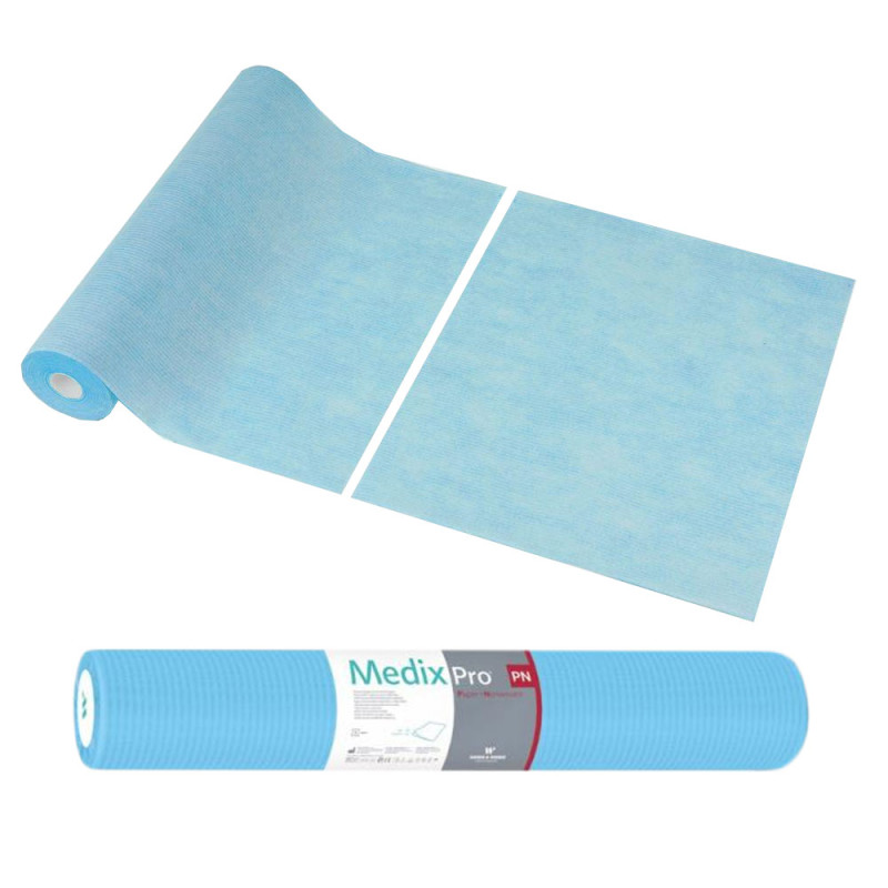 Podkład higieniczny na rolce 70cm x 50cm niebieski 40g MedixPro 600szt