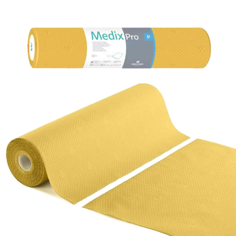 Podkład higieniczny na rolce 60cm x 50cm żółty 36g MedixPro 600szt