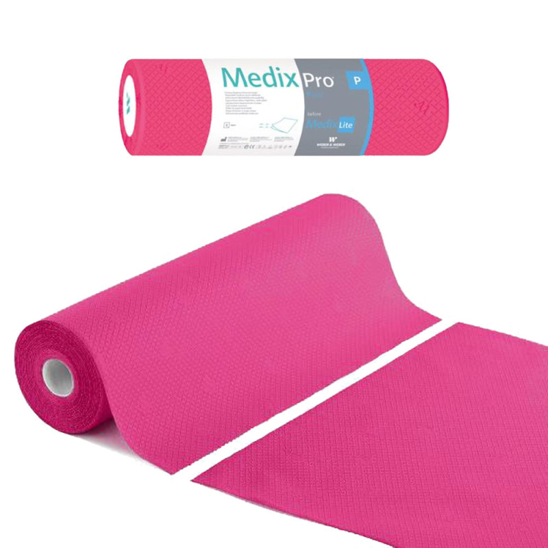 Podkład higieniczny na rolce 50cm x 50cm fuksja 36g MedixPro 600szt