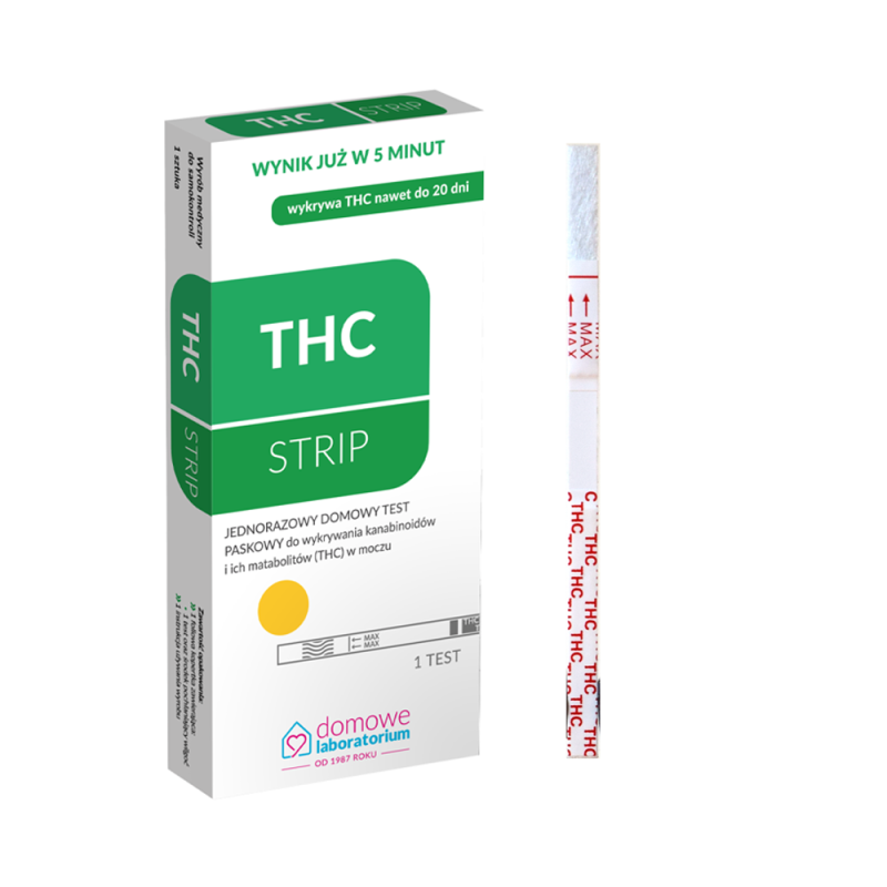 Domowy test narkotykowy z moczu THC Strip 50szt
