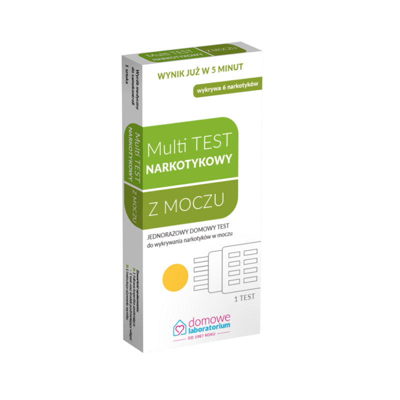 Domowy test narkotykowy Drugtest z moczu Multi test 50szt