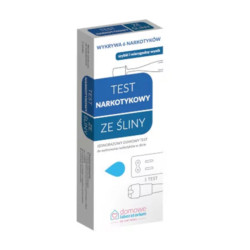 Domowy test narkotykowy 6w1 Drugtest ze śliny 50szt