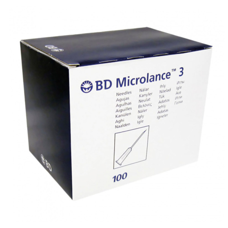 Igły iniekcyjne 21G 0,8mm x 16mm BD Microlance 3 100szt