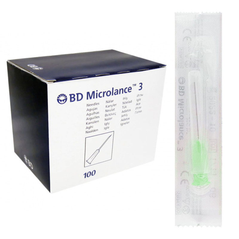 Igły iniekcyjne 21G 0,8mm x 50mm BD Microlance 3 100szt