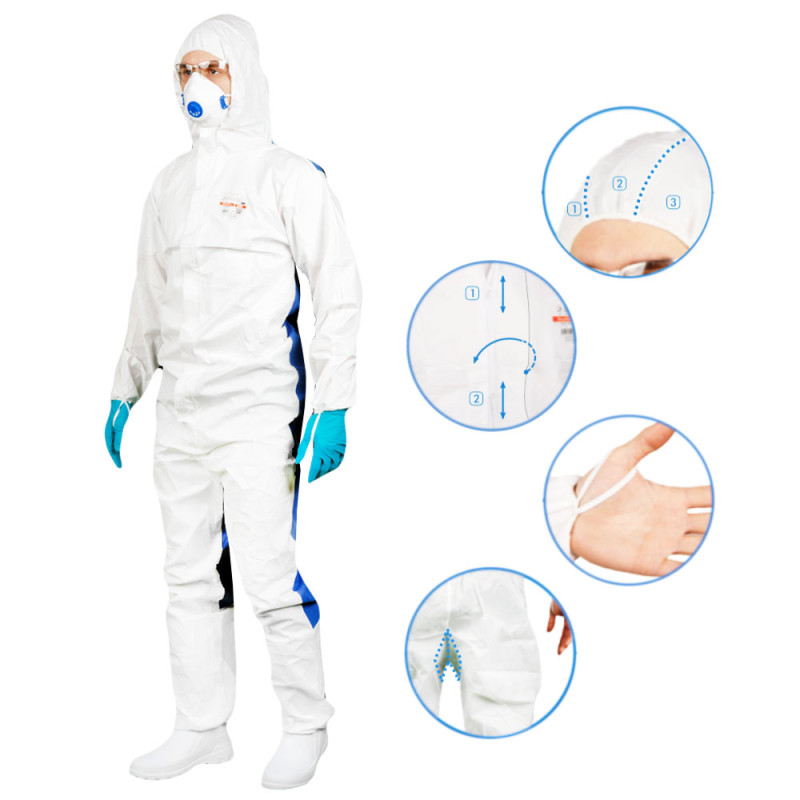 Kombinezon ochronny lakierniczy XXXL OxyChem C250 + ochraniacze na buty wysokie