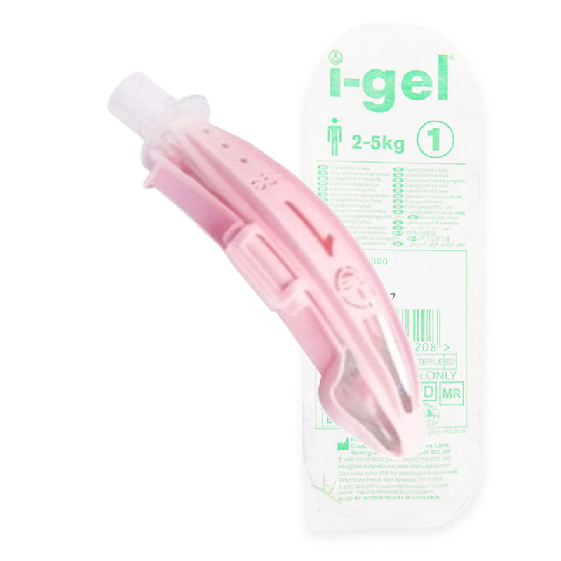 Maska krtaniowa I gel rozmiar 1 dla noworodków maska oddechowa intubacyjna żelowa I-gel 10 szt