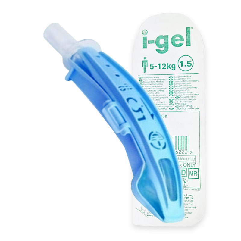 Maska krtaniowa I gel rozmiar 1.5 dla niemowląt maska oddechowa intubacyjna żelowa I-gel 10 szt