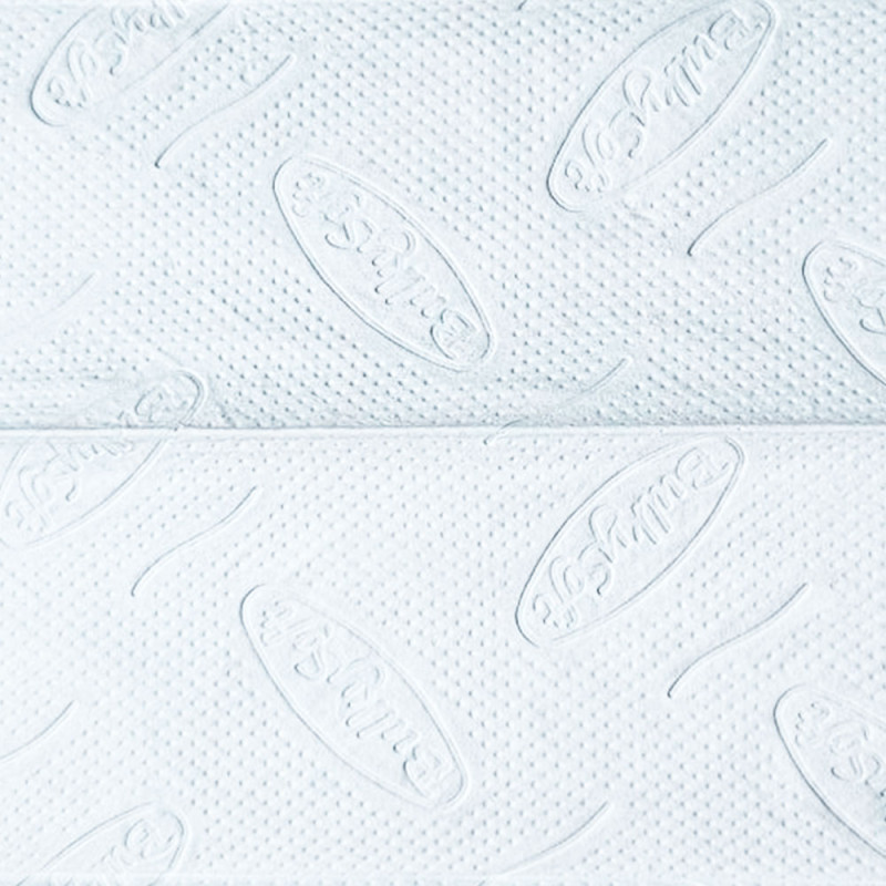 Ekologiczny ręcznik papierowy w listkach 24x21,5cm składany typu Z-FOLD 3000szt biały 2 warstwy