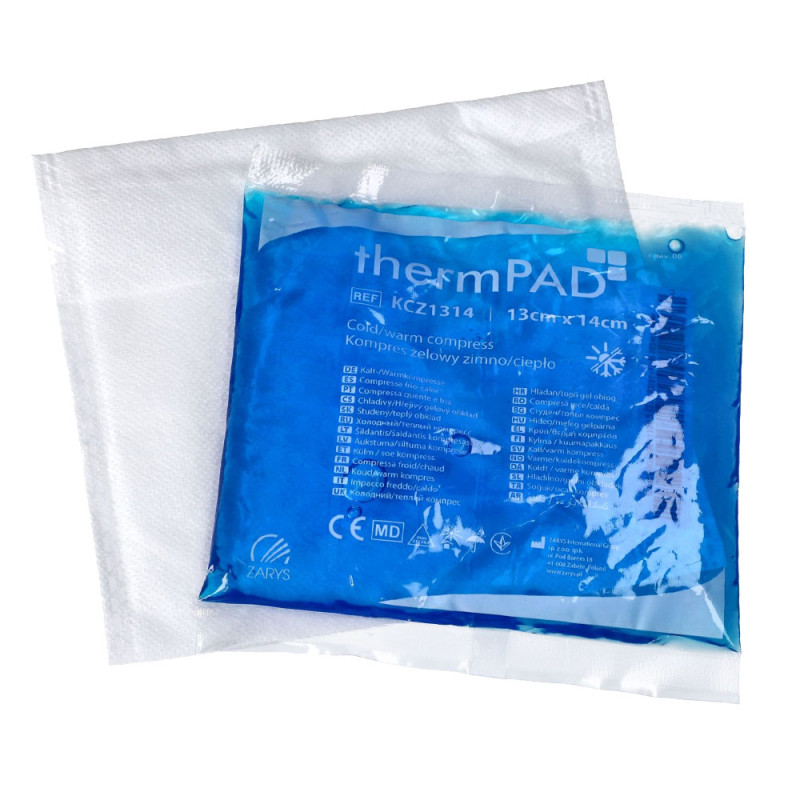 Kompres żelowy ciepło zimno 13cm x 14cm thermPAD - 1szt