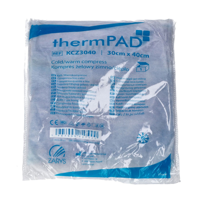 Kompres żelowy ciepło zimno 30cm x 40cm thermPAD - 8szt