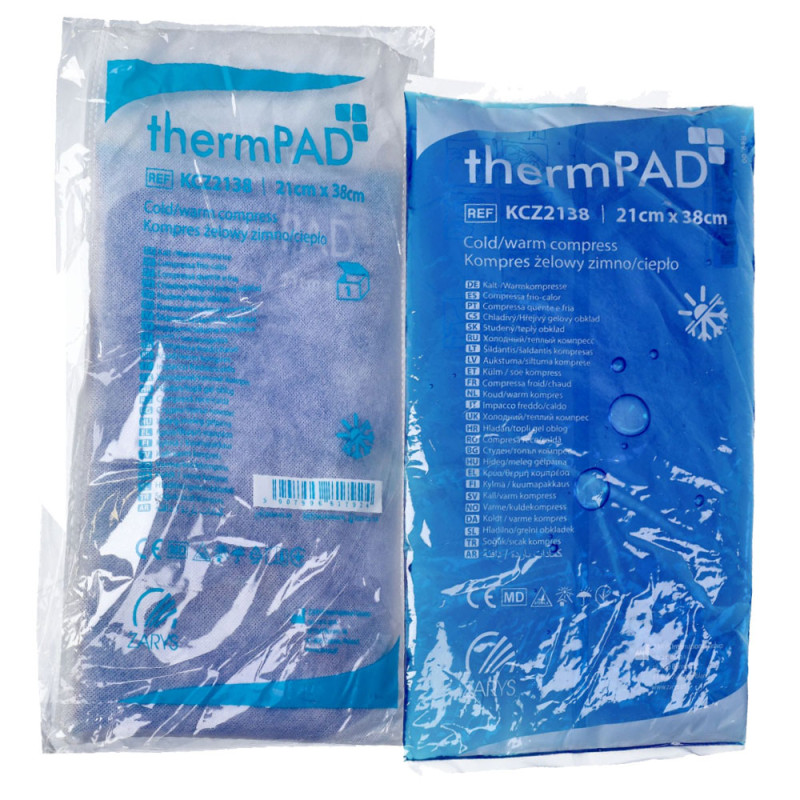 Kompres żelowy ciepło zimno 21cm x 38cm thermPAD - 10szt