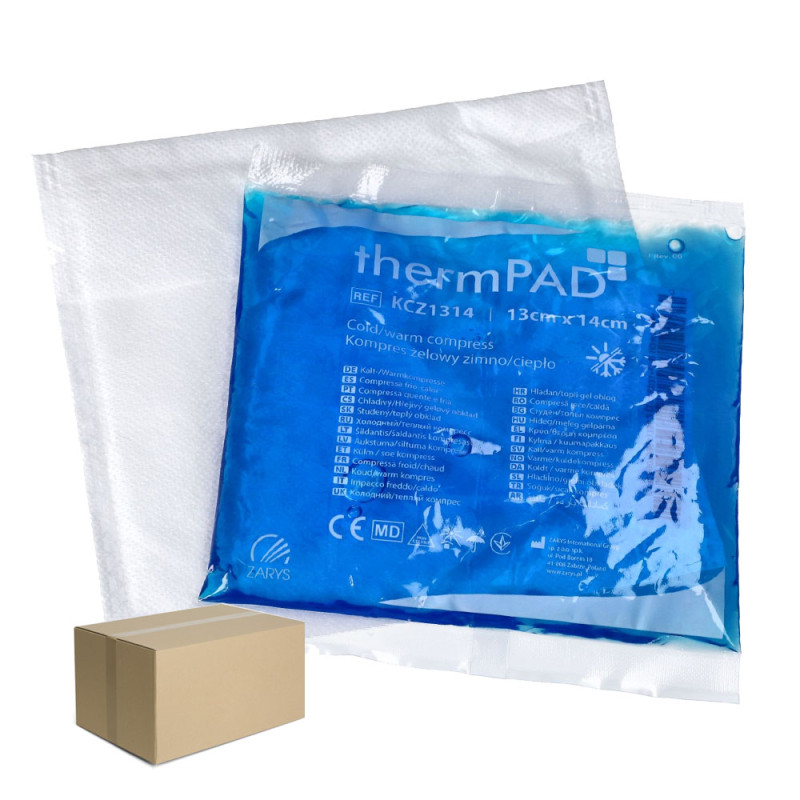 Kompres żelowy ciepło zimno 13cm x 14cm thermPAD - 50szt