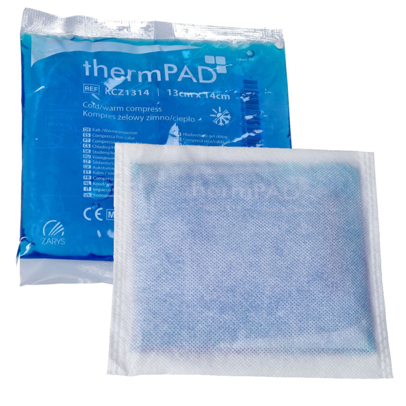 Kompres żelowy ciepło zimno 13cm x 14cm thermPAD - 50szt