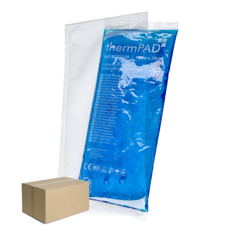 Kompres żelowy ciepło zimno 12cm x 29cm thermPAD - 25szt