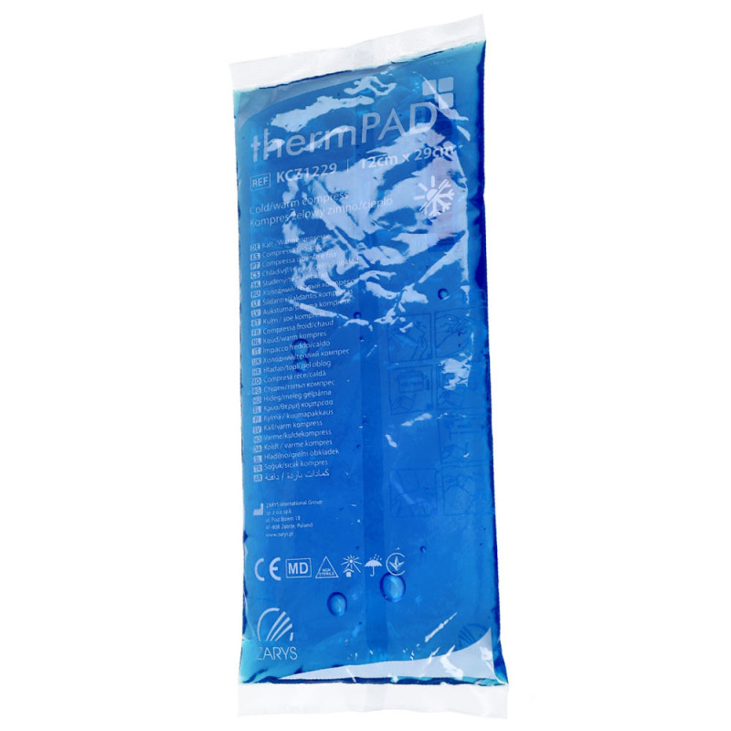 Kompres żelowy ciepło zimno 12cm x 29cm thermPAD - 25szt