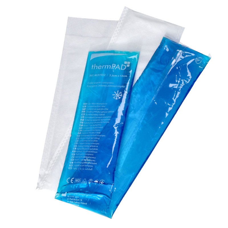 Kompres żelowy ciepło zimno 7,5cm x 52cm thermPAD - 30szt