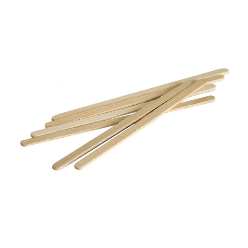 Szpatułka drewniana mała, szpatułka kosmetyczna do wosku 100szt