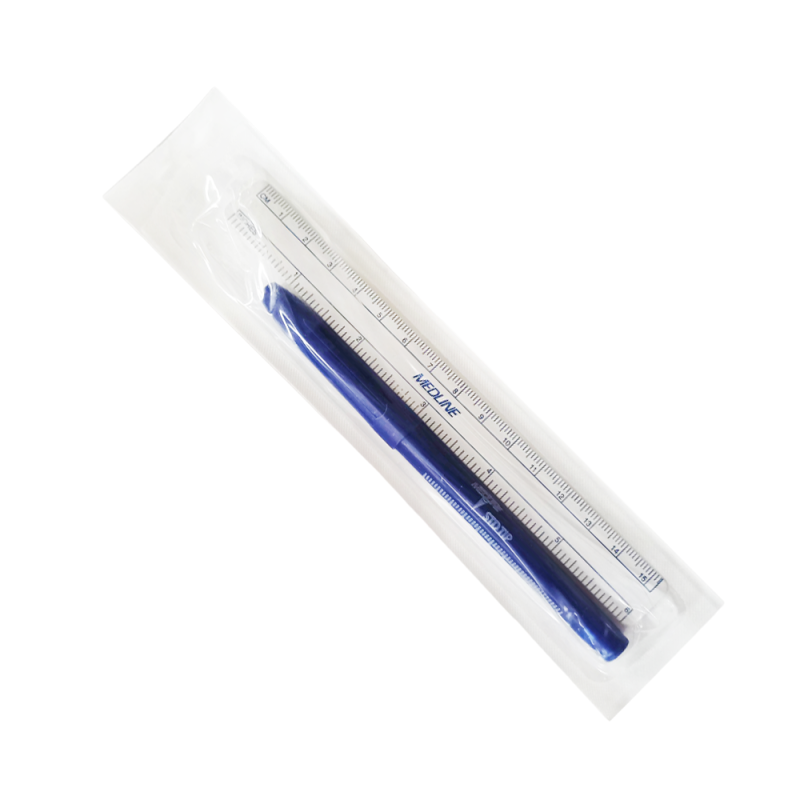 Marker do skóry Medline pisak chirurgiczny sterylny regular z linjką 50 szt