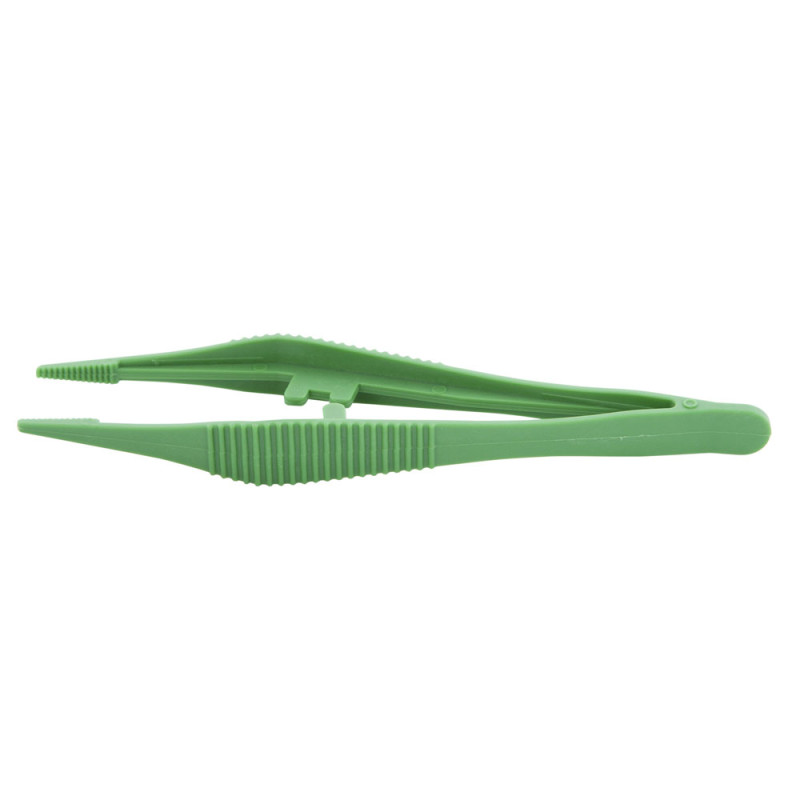 Pęseta plastikowa Matoset Instrument jałowa, 13cm 20 szt.