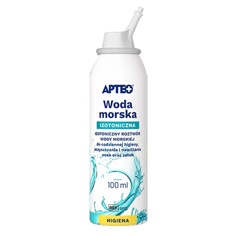 Woda morska izotoniczna do nosa Apteo 100ml