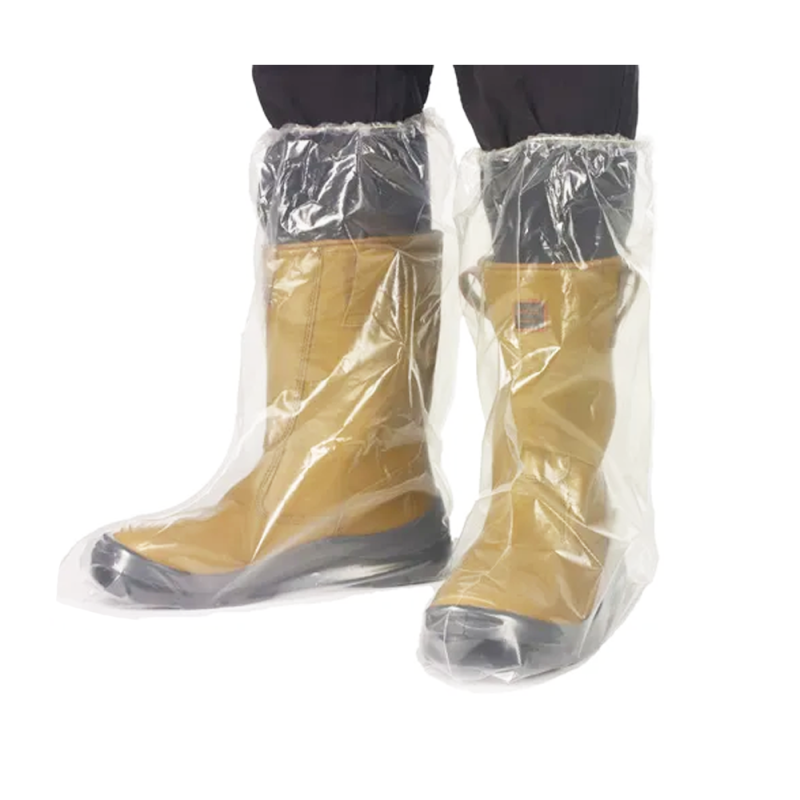 Ochraniacze na buty foliowe wysokie z gumką 50szt (25 par) x 10op