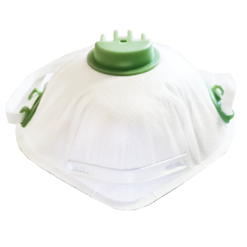 Maska z filtrem ffp3 z zaworkiem Oxyline X 310 SV FFP3 R D kolor biały 1 szt