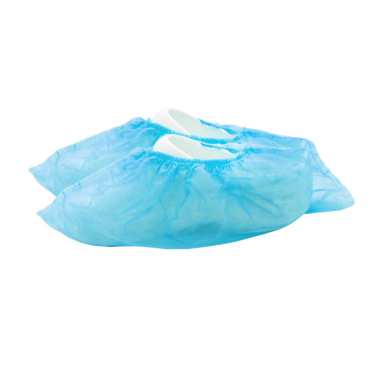 Ochraniacze na buty flizelinowe niskie niebieskie 100szt (50par) x 10op