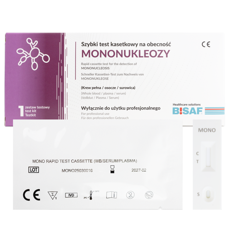 Szybki test na mononukleoza wirus epsteina barr  (EBV) 1szt