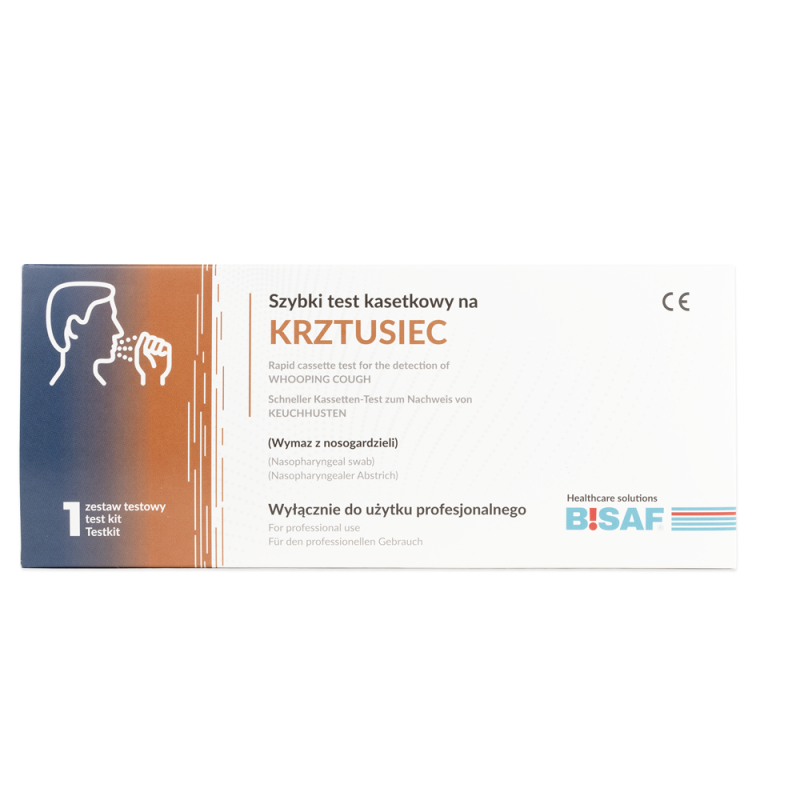 Szybki test na krztusiec - bordetella pertussis - koklusz test 1 szt