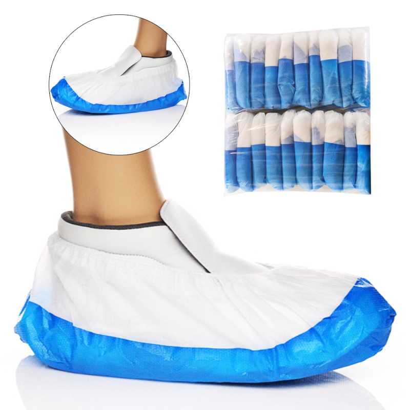 Ochraniacze na buty wzmacniane krótkie 50szt (25 par)