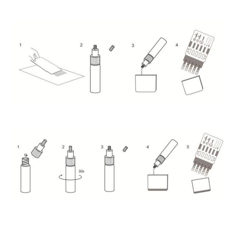 Test narkotykowy z powierzchni na 16 substancji 50szt