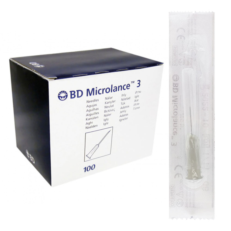 Igły iniekcyjne 27G 0,4mm x 13mm BD Microlance 3 100szt
