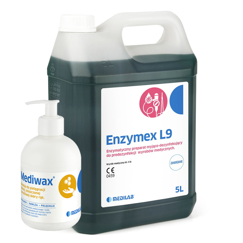 Koncentrat do ręcznego mycia i dezynfekcji narzędzi, endoskopów Enzymex L9 5l