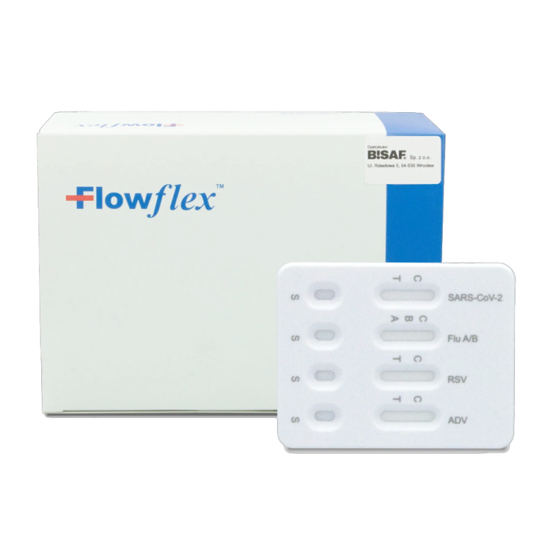 Test Flowflex 5w1 test na grype A grype B RSV COVID-19 Adeno dla profesjonalistów 20 szt